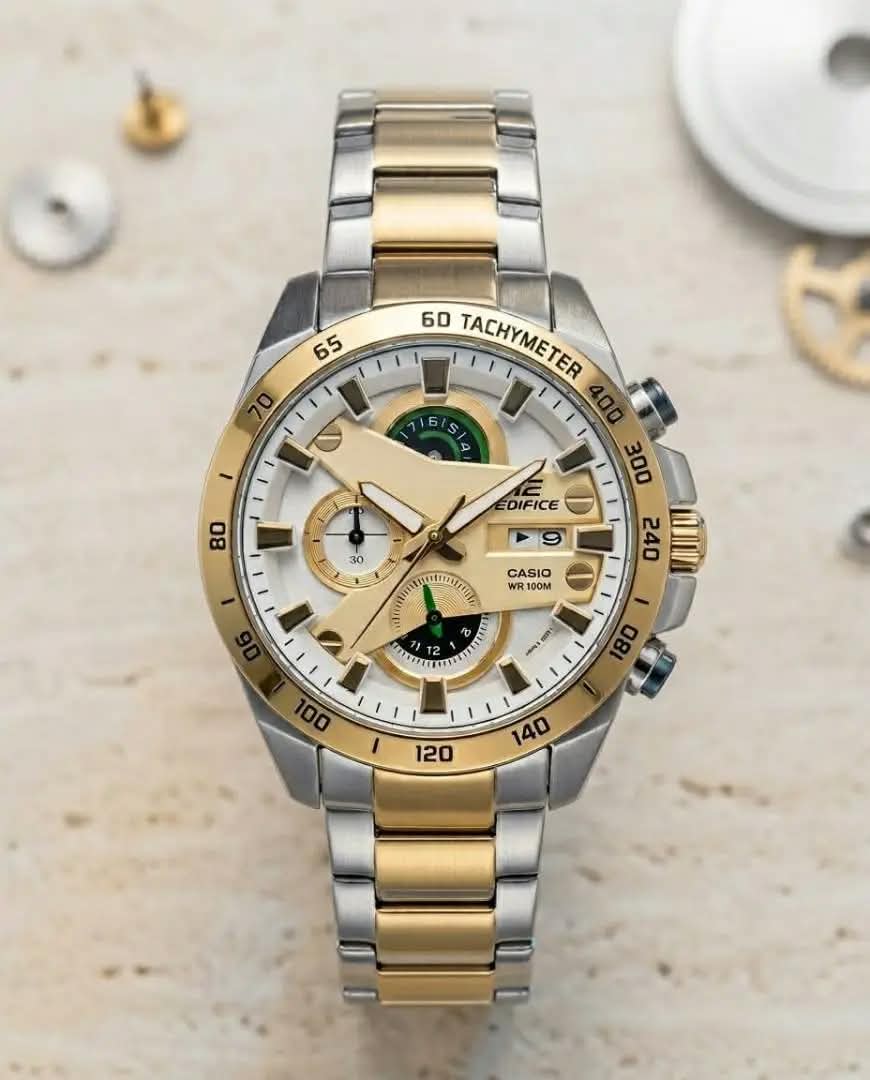 Casio Edifice Two-Tone Chronograph Watch