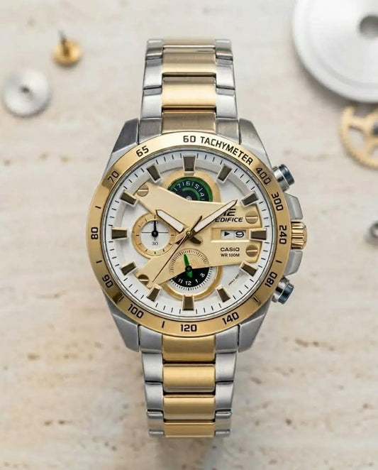 Casio Edifice Two-Tone Chronograph Watch