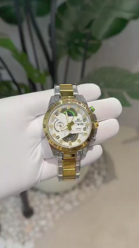 Casio Edifice Two-Tone Chronograph Watch