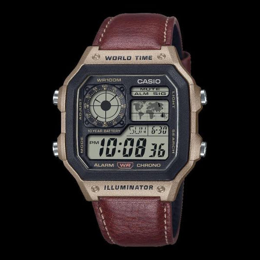 Casio AE-1200WH World Time Watch